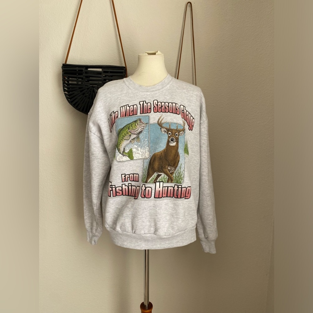 Outdoor Gear “Seasons Change” Grey Sweater